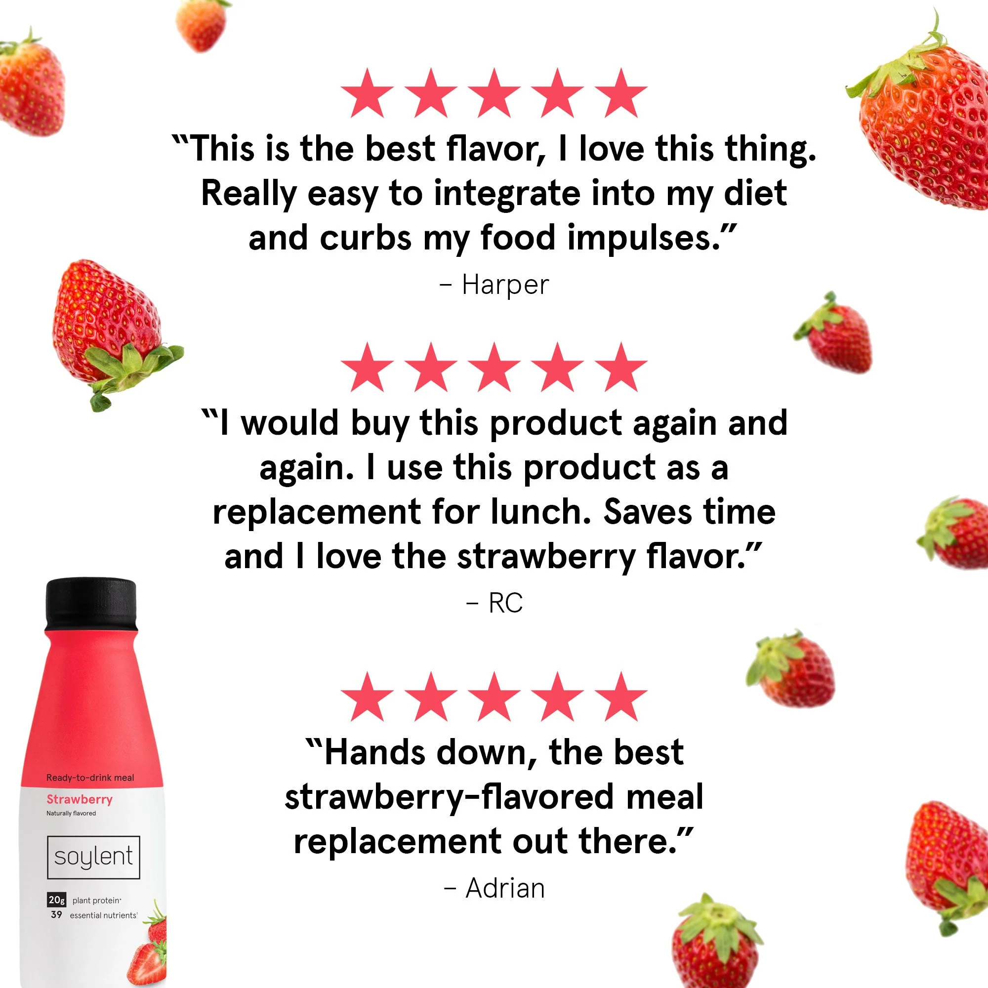Soylent complete meal strawberry - prepaid 3 month - Image 5